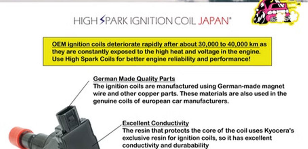 HighSparks Performance Ignition Coils